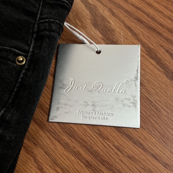 Brand new black jean skirt - Picture 3 of 3